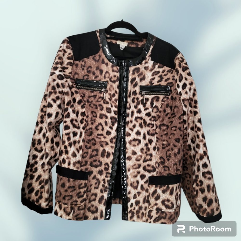 Animal print jacket
